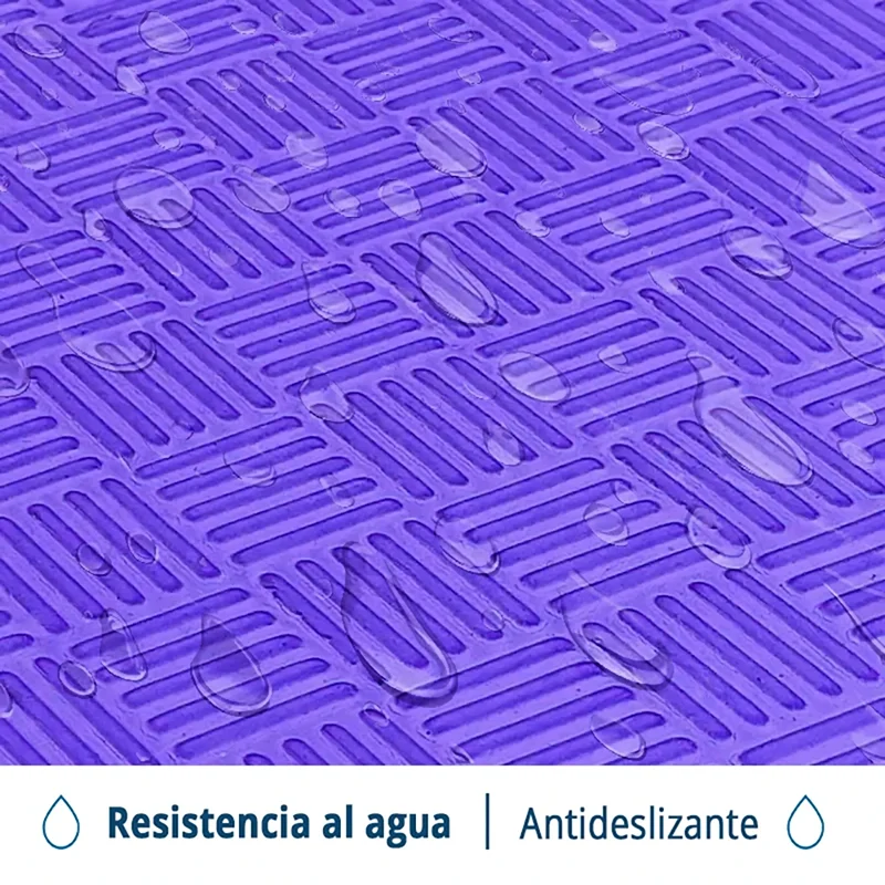 TATAMI PUZZLE Naranja Lila  1x1m | 20mm | Reversible | Antideslizante | Multifuncional